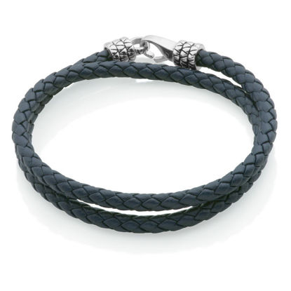 Image de Bracelet en cuir et acier inoxydable T1XA930217 de la Collection Steelx