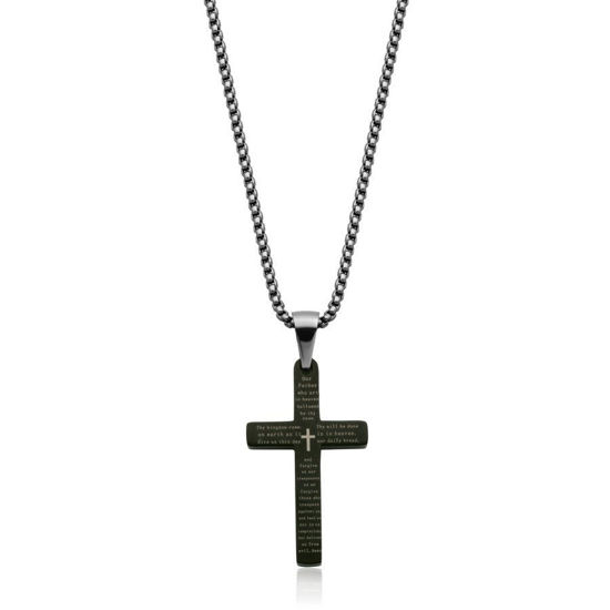 Image sur Collier croix en acier inoxydable T3XB680422 de la Collection Steelx
