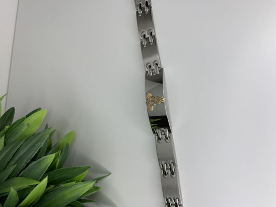 Image sur Bracelet médical 8" en acier inoxydable - BMD75