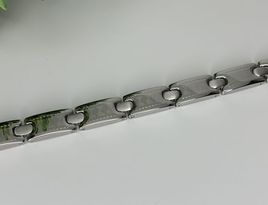 Image sur Bracelet semi-rigide en acier inoxydable 7 3/4" - BA592