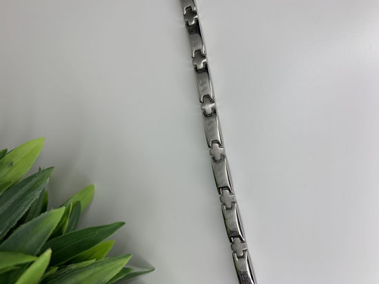 Image sur Bracelet semi-rigide en acier inoxydable 7 1/2" - BA13VR