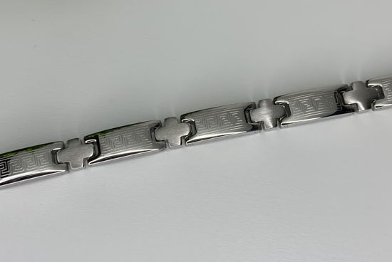 Image sur Bracelet semi-rigide en acier inoxydable 7 1/2" - BA13VR