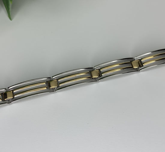 Image sur Bracelet semi-rigide en acier inoxydable 7 1/2" - BA368