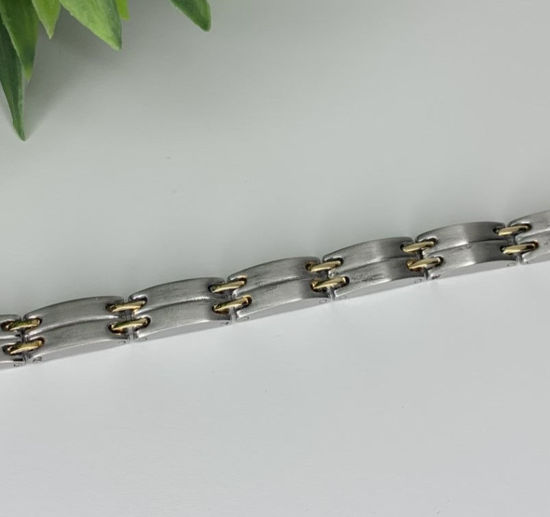 Image sur Bracelet semi-rigide en acier inoxydable 7 1/4" - BA481
