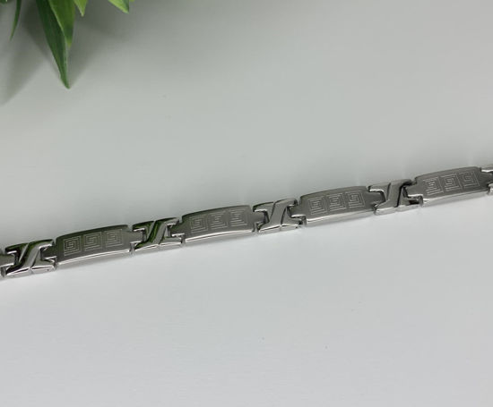 Image sur Bracelet semi-rigide en acier inoxydable 7 3/4" - BA578V