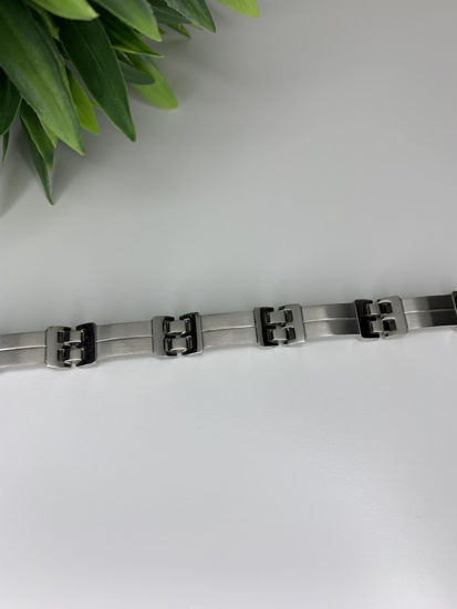 Image sur Bracelet semi-rigide en acier inoxydable 8" - BA83