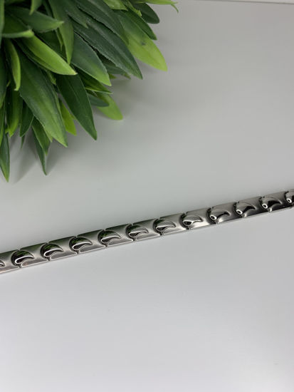 Image sur Bracelet semi-rigide en acier inoxydable 7 1/2" - BA611
