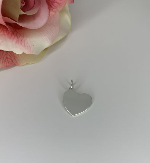 Image sur Pendentif cœur en argent 925