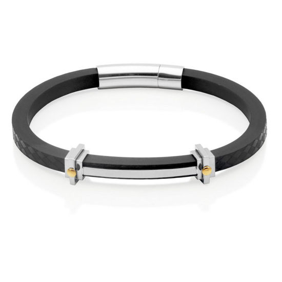 Image sur Bracelet en silicone et acier inoxydable T1XF850188 de la Collection Steelx