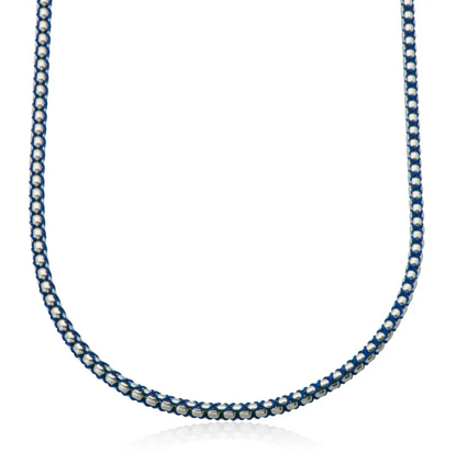 Image de Chaîne en acier inoxydable avec tissage bleu T0XC270124 de la Collection Steelx