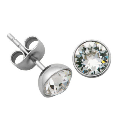 Image de Boucles d'oreilles en acier inoxydable T2X7800100 de la Collection Steelx