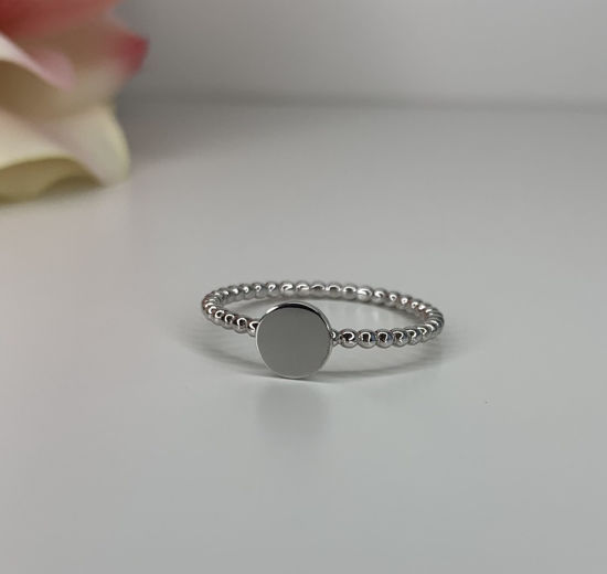 Image sur Bague en or blanc 10KT